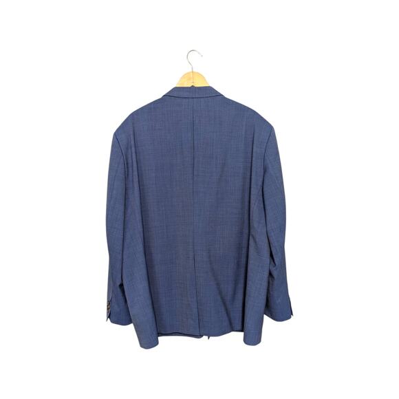 Ralph Ralph Lauren Blue Wool Suit Jacket Blazer Mens 54 Regular Workwear Corp - Picture 2 of 7